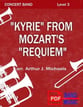 Kyrie from the Mozart Requiem Concert Band sheet music cover